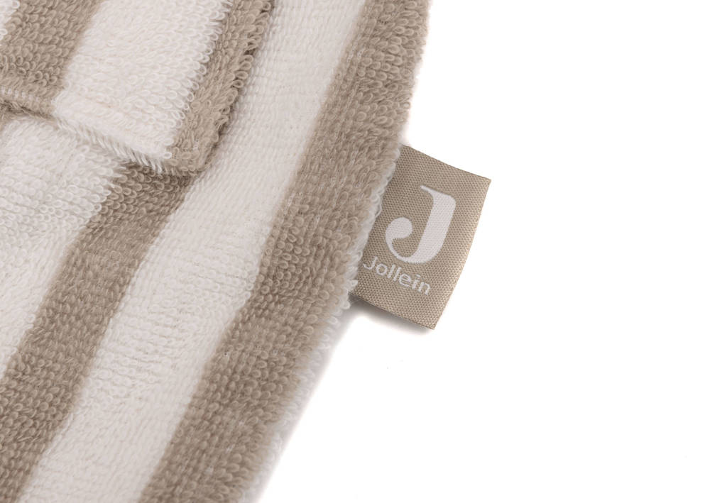 Jollein badjas Stripe Terry Olive Green