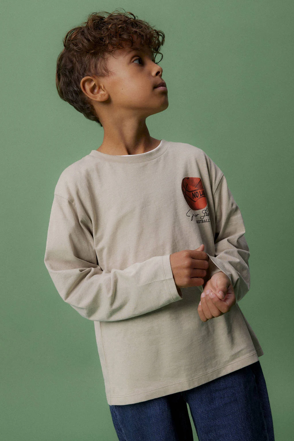 NAME IT KIDS longsleeve lichtgrijs