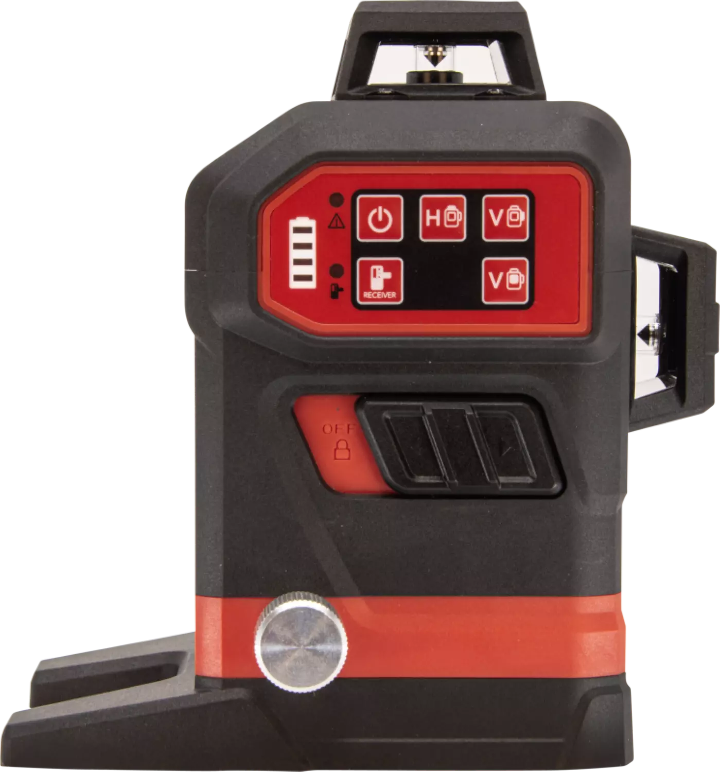 FUTECH Multicross 3D 18VMAX kruislijnlaser set incl. statief en 18V batterij adapter - groen - 70m - 3 lijnen