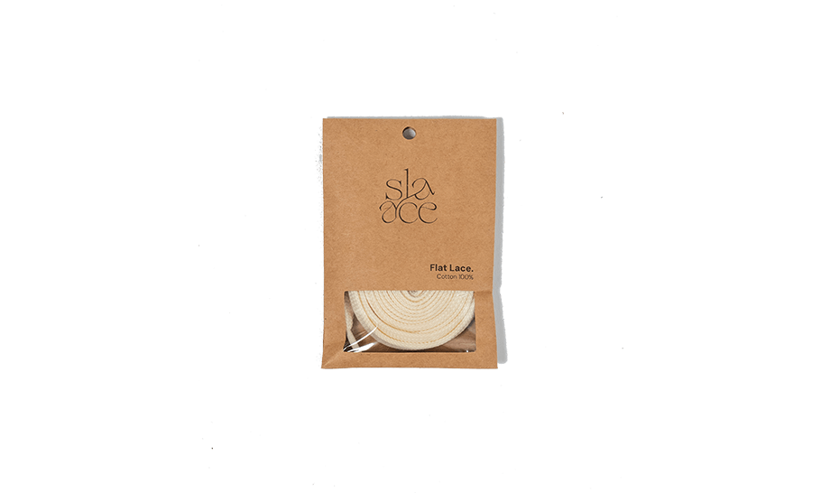 Slaace Fat Flat Laces Off-White - 48h Delivery