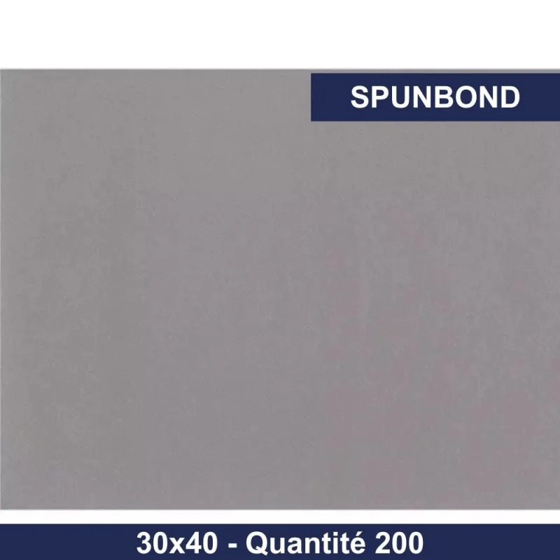 GDP - Set de table spunbond - Gris - x200