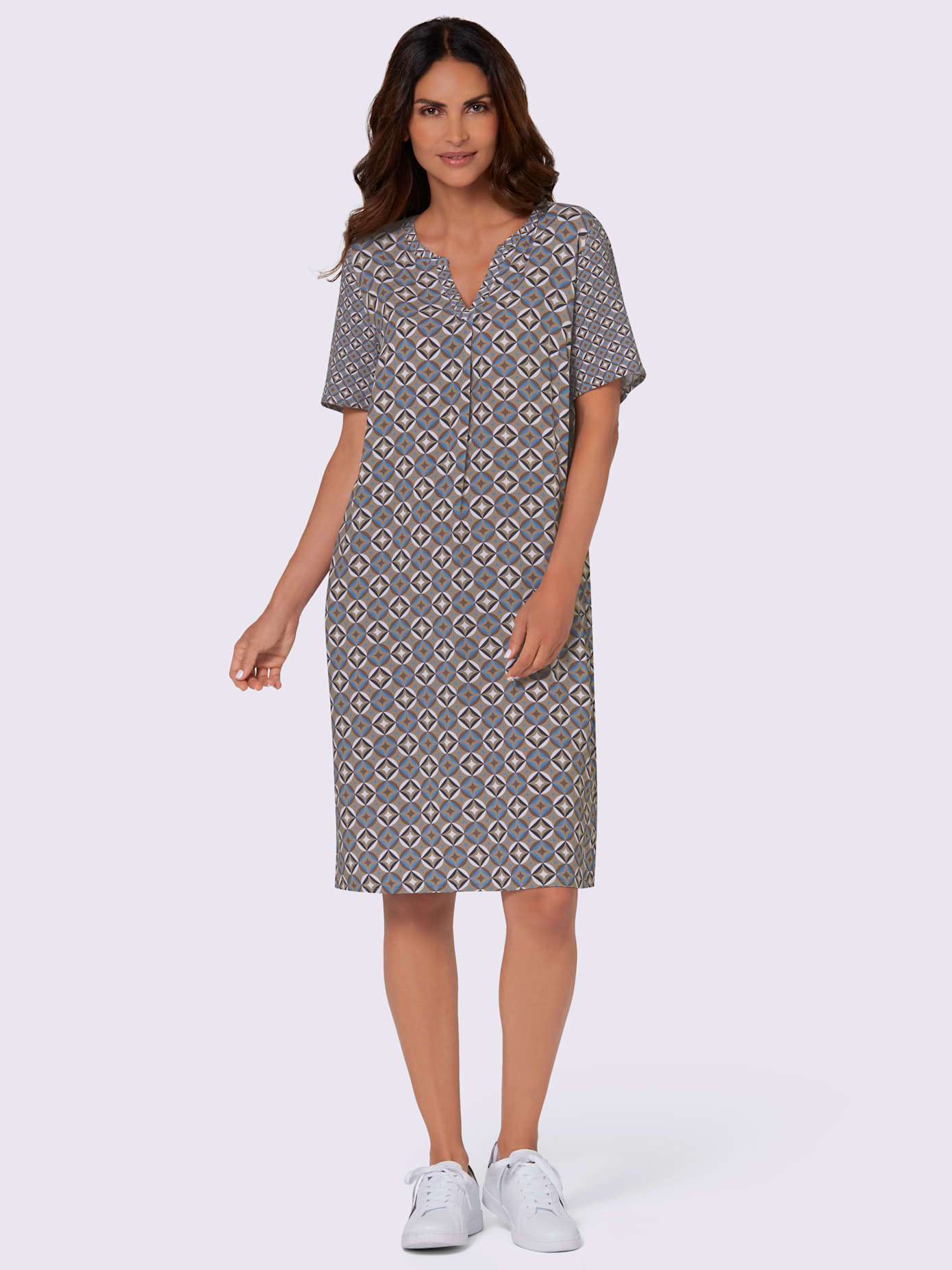 Robe tunique coupe affinante