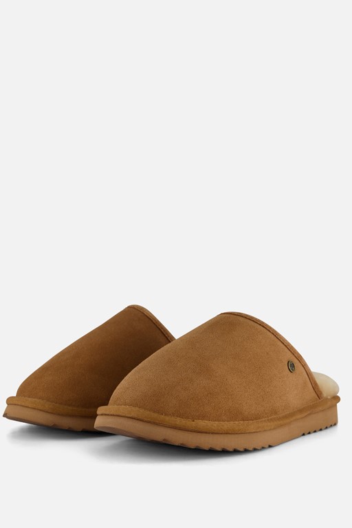 Warmbat Classic Pantoffels cognac Suede