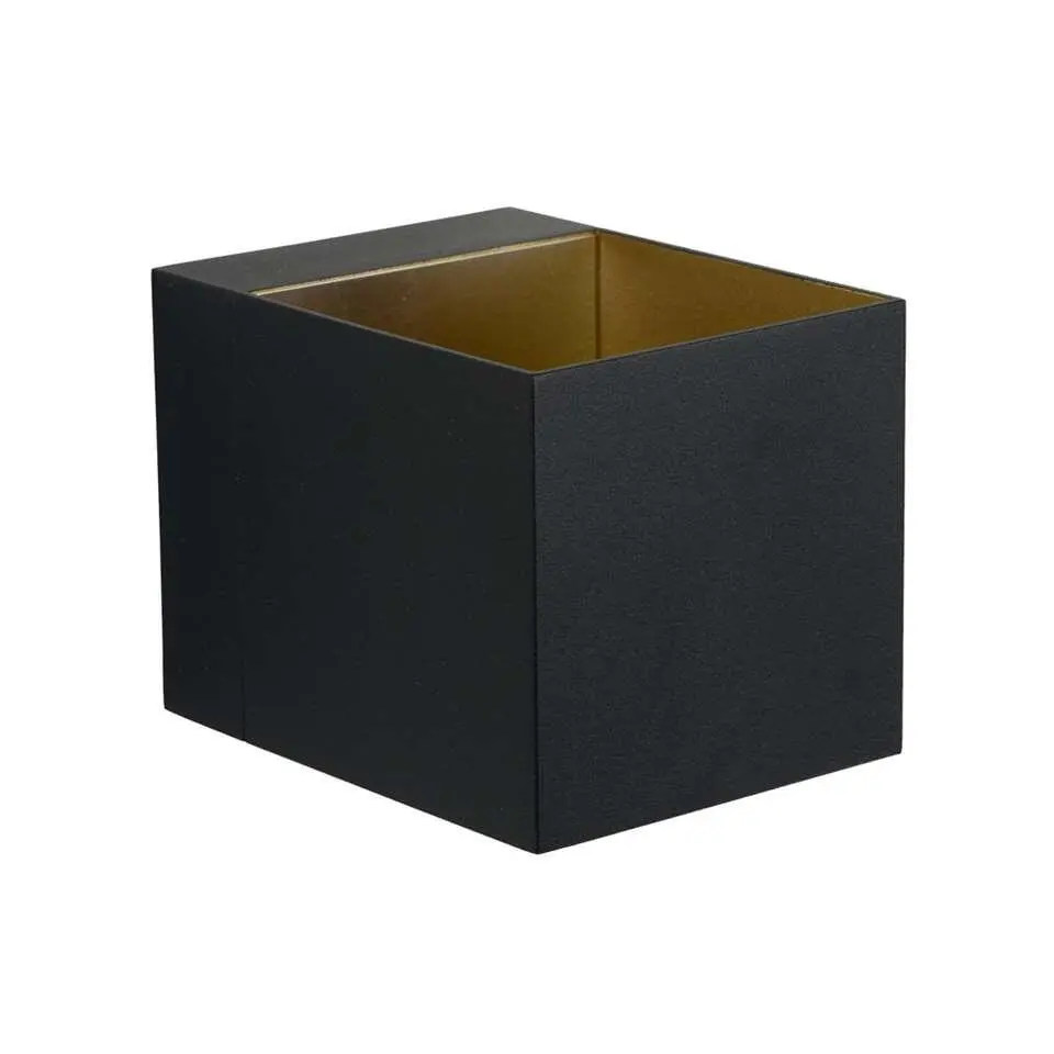 Lucide wandlamp Devi - zwart