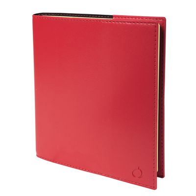 Agenda à spirale Soho Note 16S - 1 semaine sur 2 pages - 16 x 16 cm - rouge - Quo Vadis
