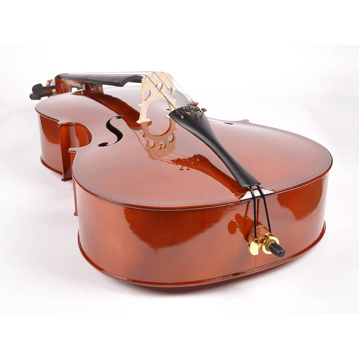 Leonardo LC-1044 4/4 cello met strijkstok en draagtas