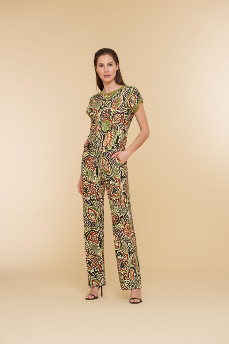 Geisha groene dames t-shirt