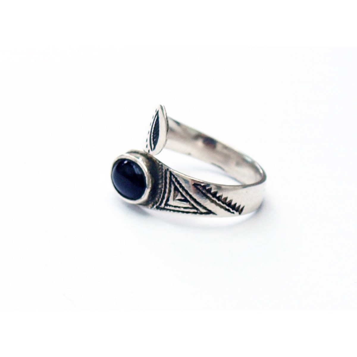 Bague Touareg argent réglable fait main