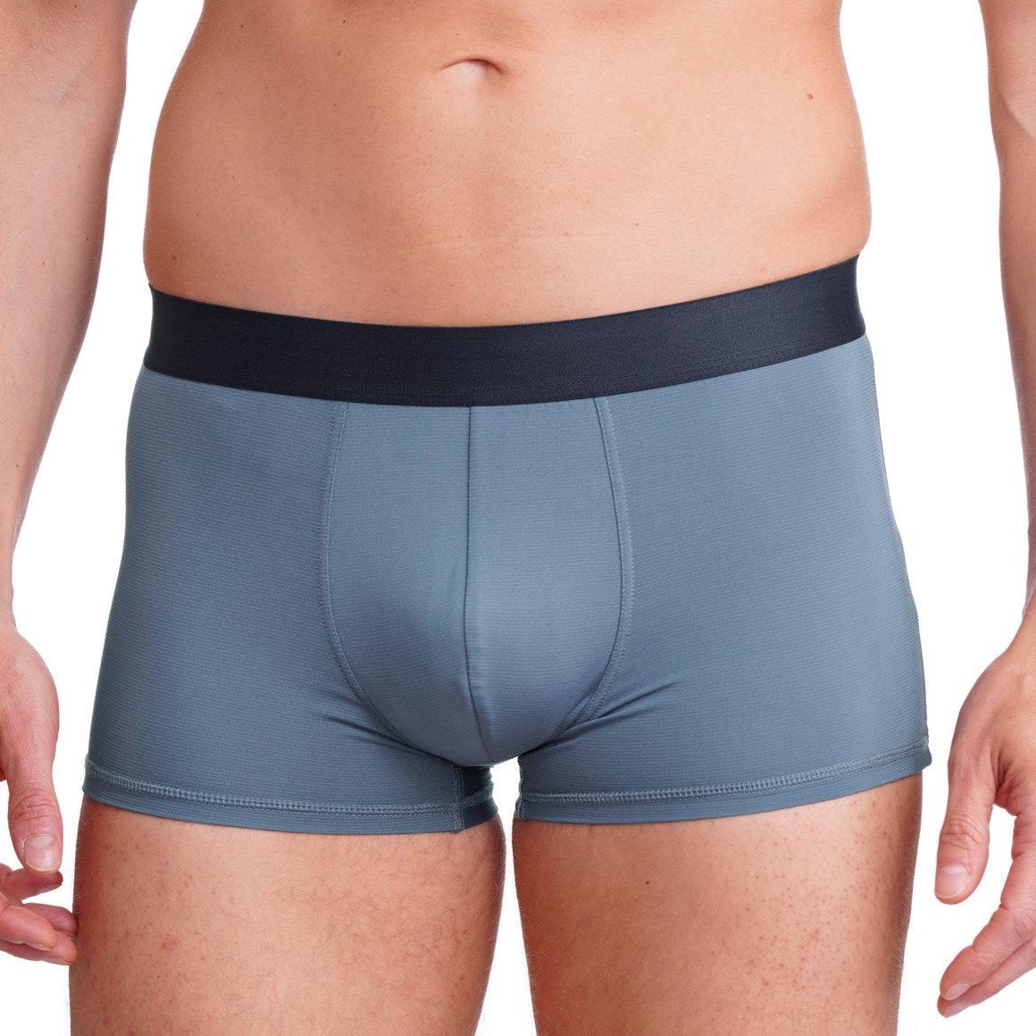 VanVaan Herren Mikrofasershorts mit Elastikbund dunkelblau / blau
