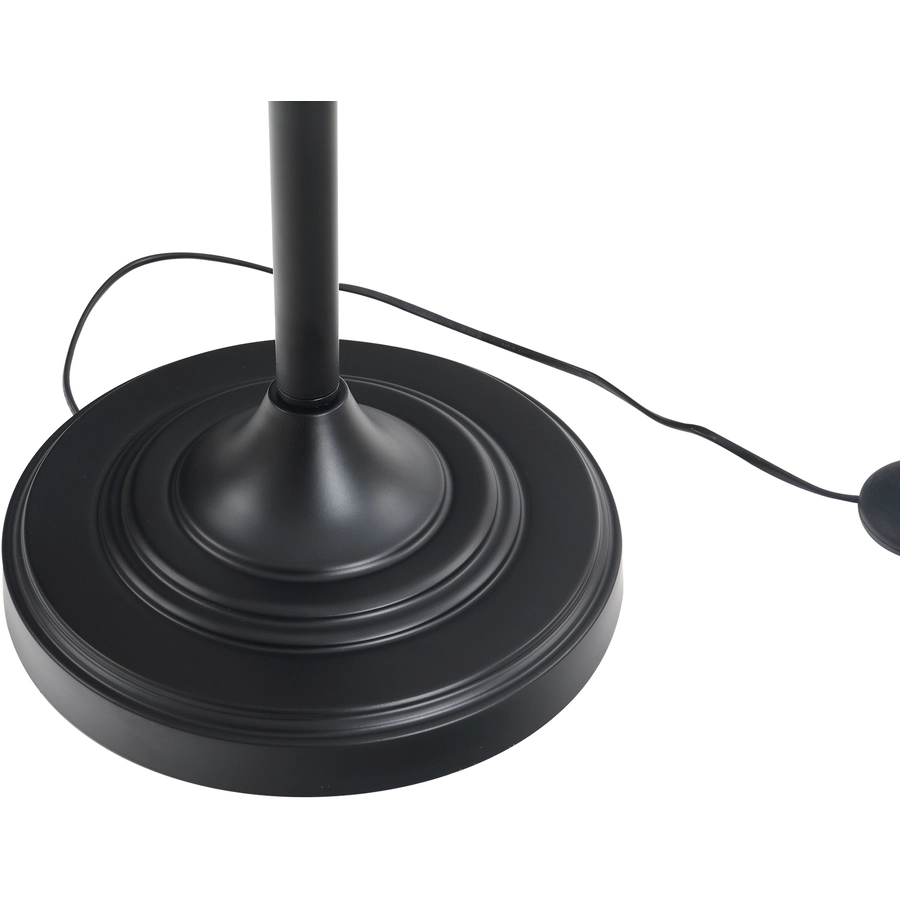 HOMCOM Stehlampe inkl. 2 Tischlampen schwarz, weiß