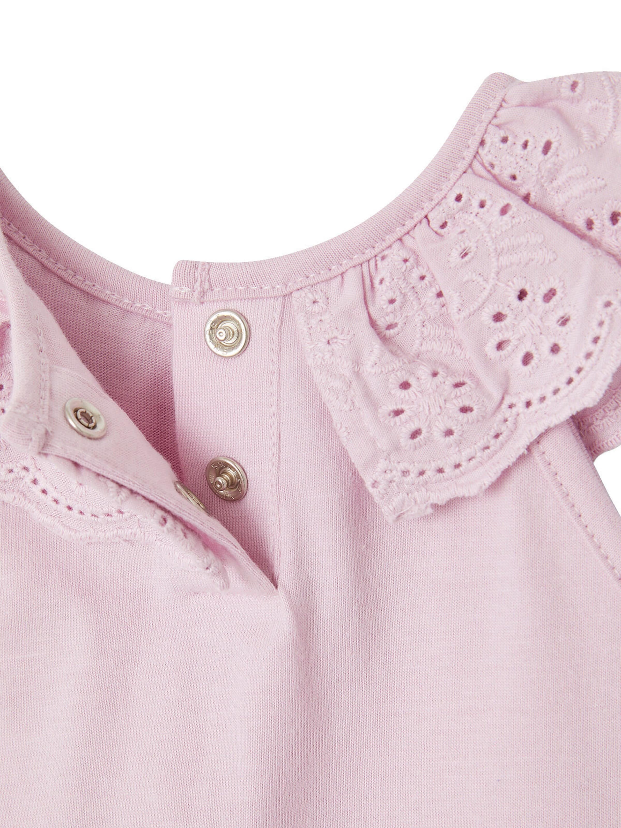 Vertbaudet Mädchen Baby Volant-Top lila