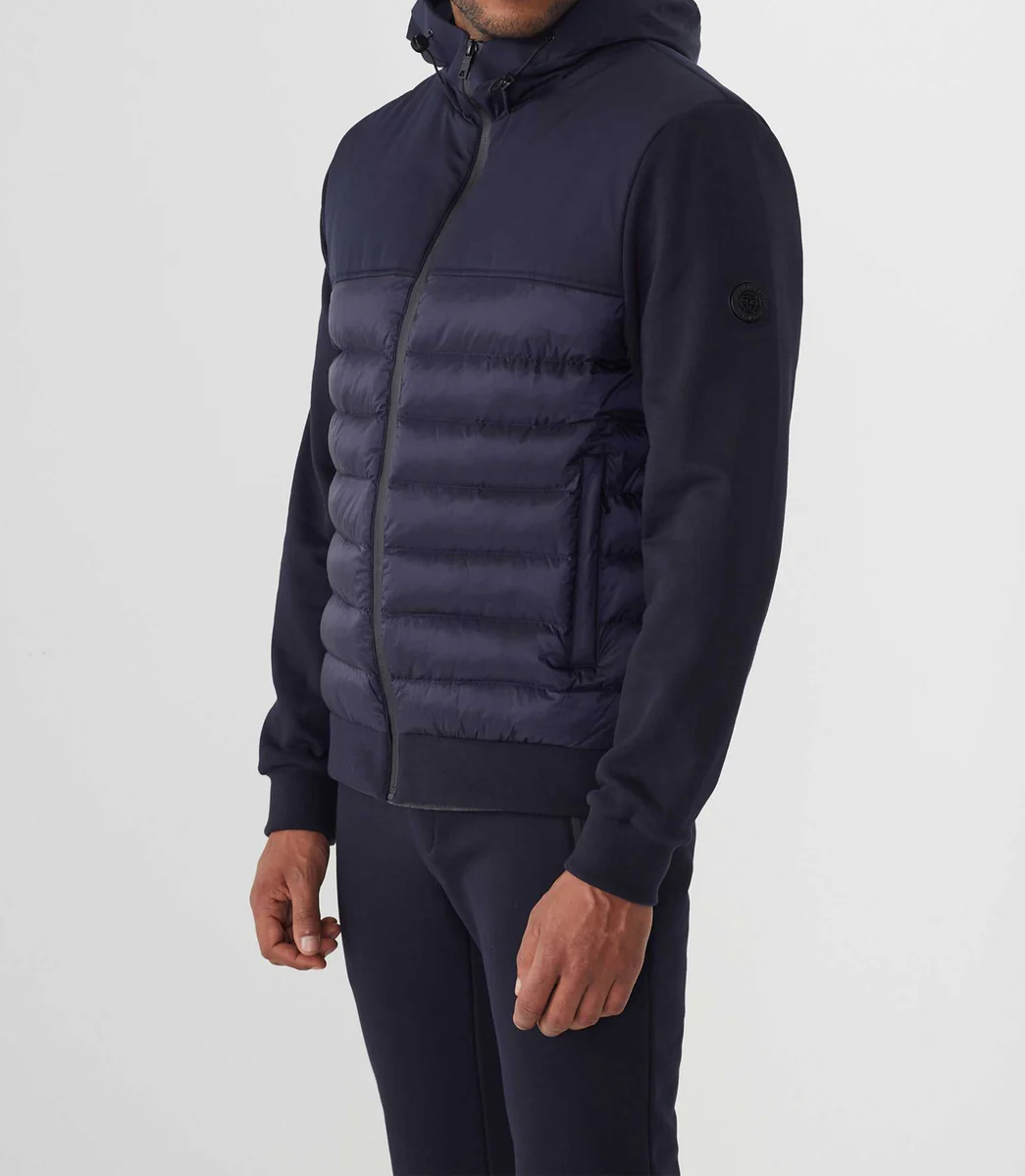 Sweat à capuche marine 