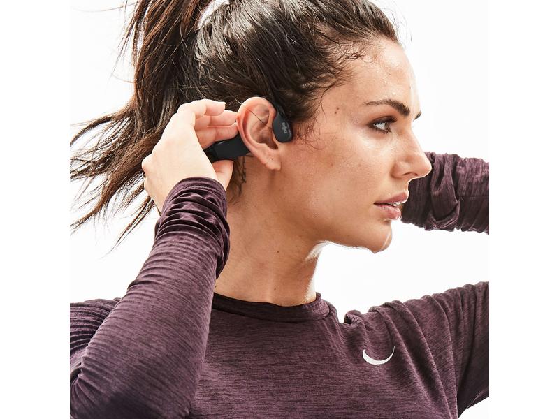 Shokz Bone Conduction Kopfhörer OpenSwim Schwarz Open-Ear-Kopfhörer für zum Schwimmen