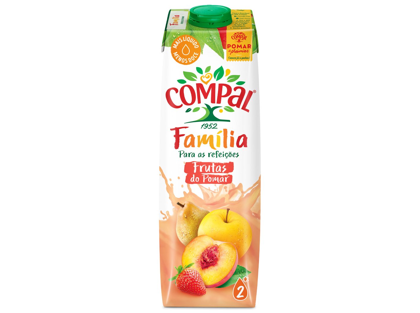 NECTAR COMPAL FAMÍLIA FRUTOS DO POMAR 1L