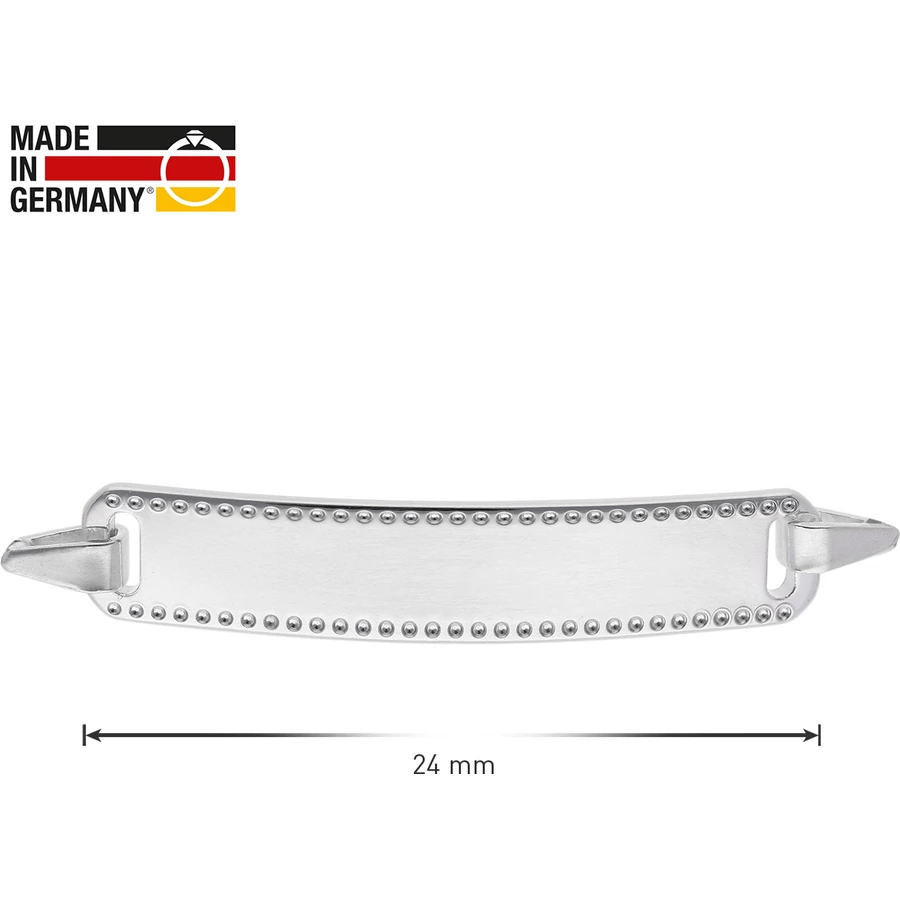 trendor Gravur-Armband für Mädchen 925 Silber 1412 cm silver