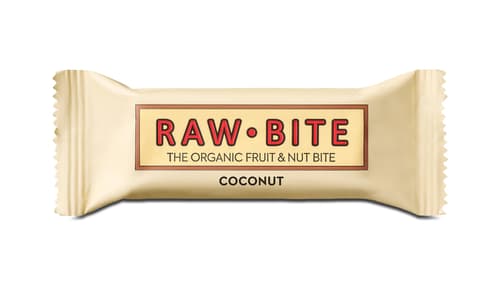 Raw Bite Bio Riegel Coconut
