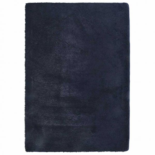 Tapete vidaXL Shaggy de Pelo Alto Navarra 240x340 cm Azul-marinho - 4247629411