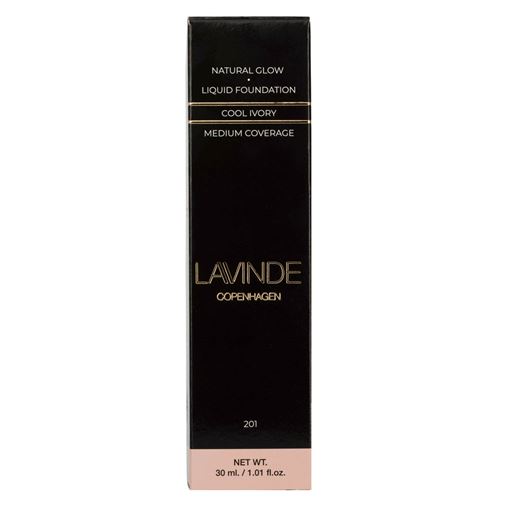 Lavinde Natural Glow Liquid Foundation, 201 Ivory
