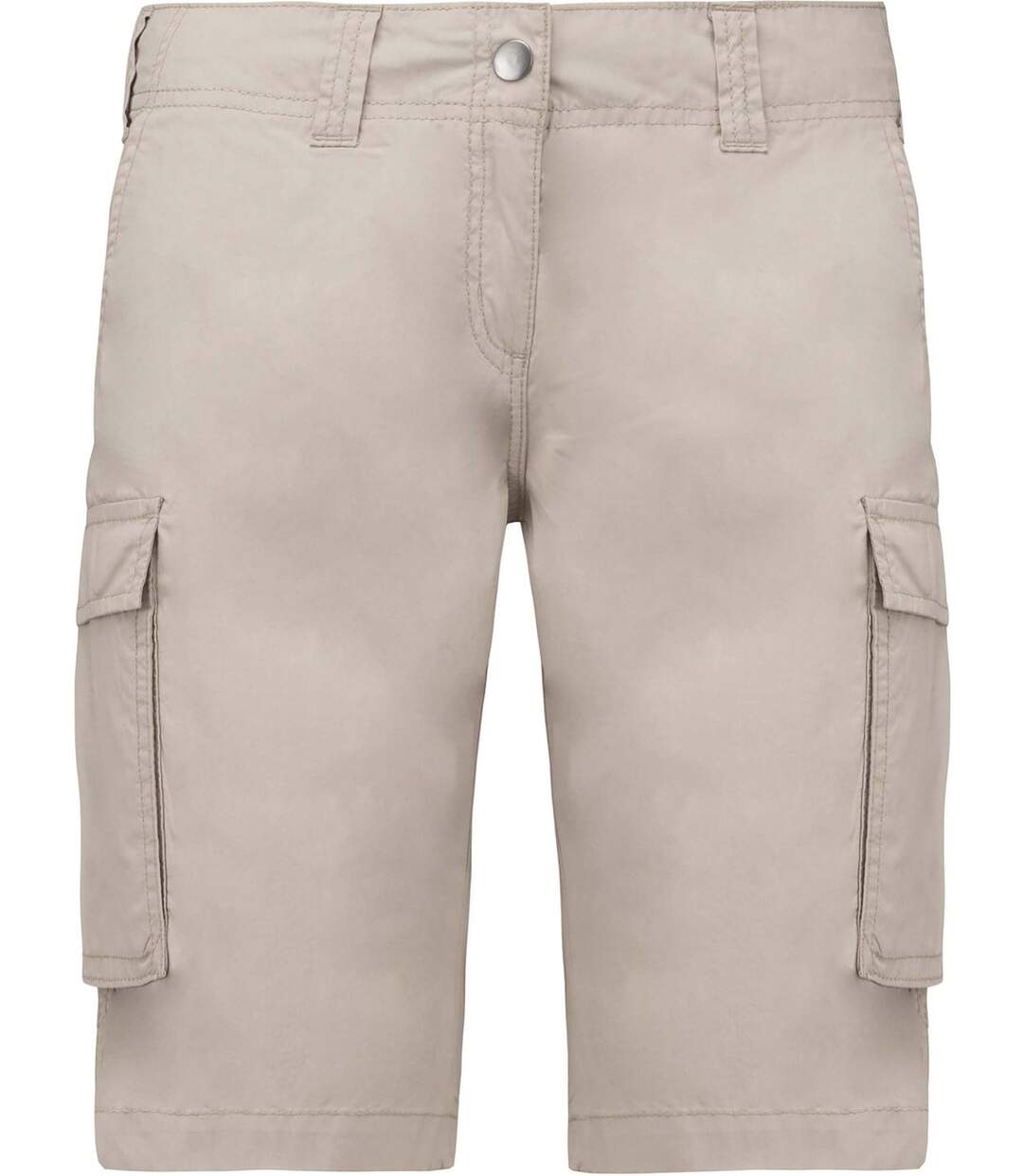 bermuda léger multipoches femme K756 - beige