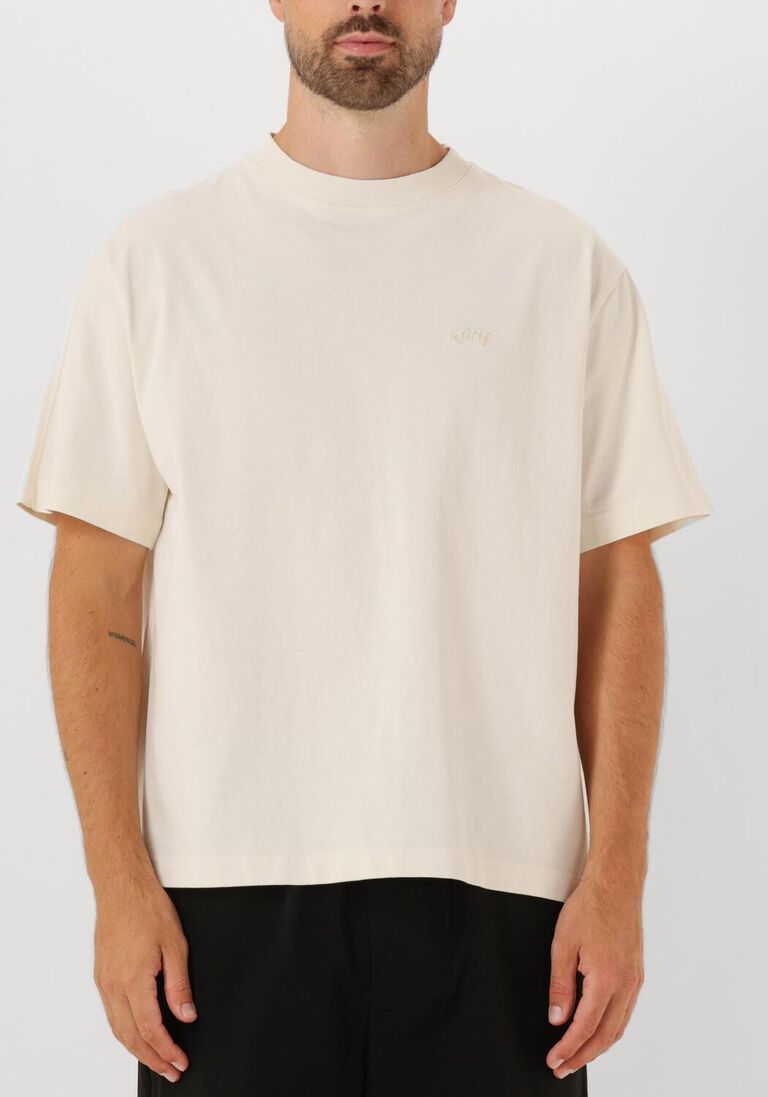 ecru olaf hussein t-shirt signature ss tee