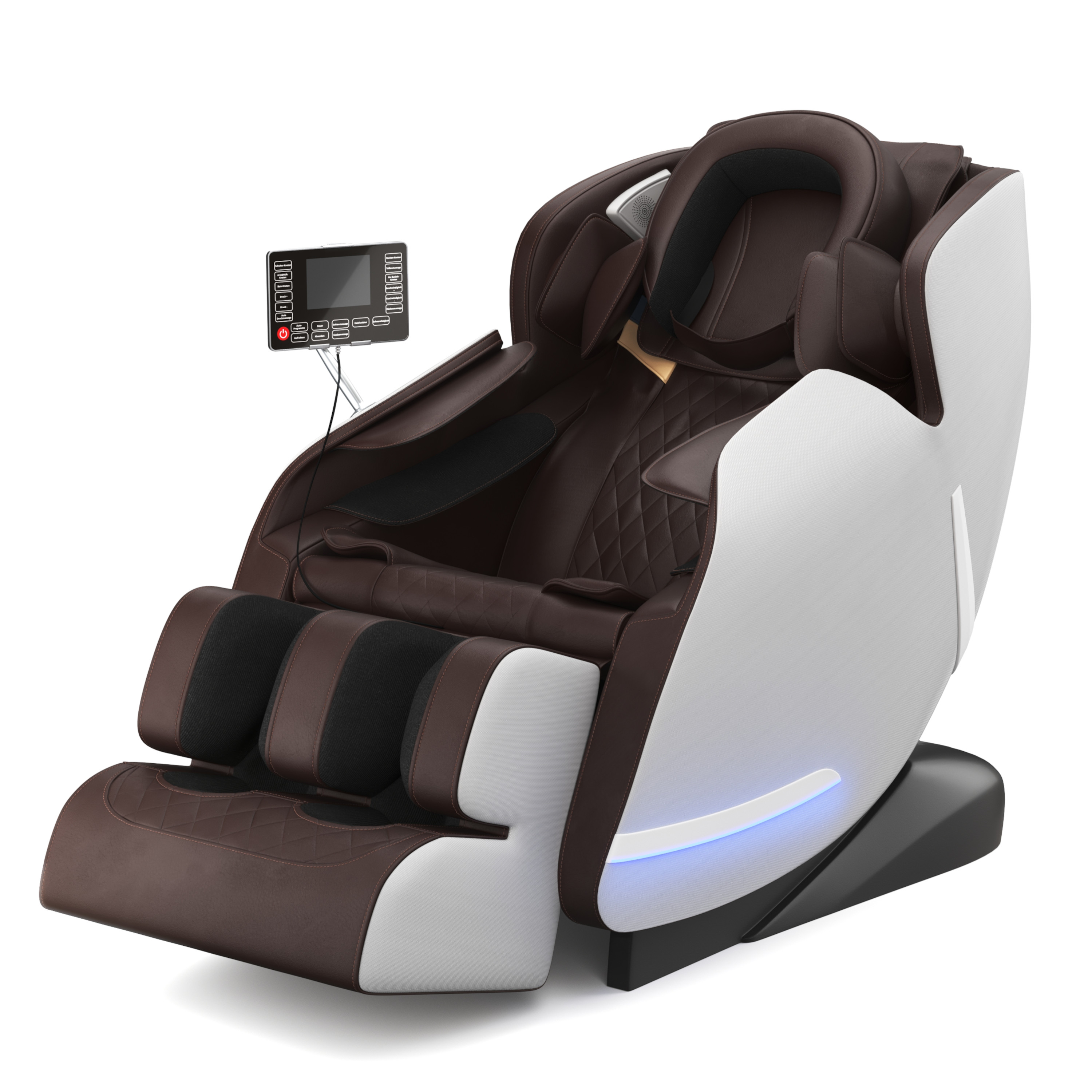Massagesessel SERENE weiss/braun