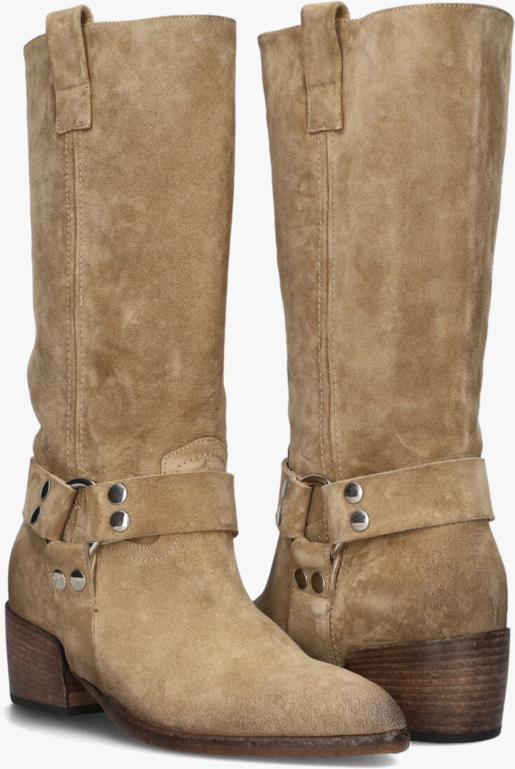 ELENA IACHI beige elena iachi biker boots e3927