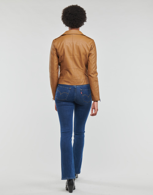 Vila - VICARA COATED JACKET Marrón