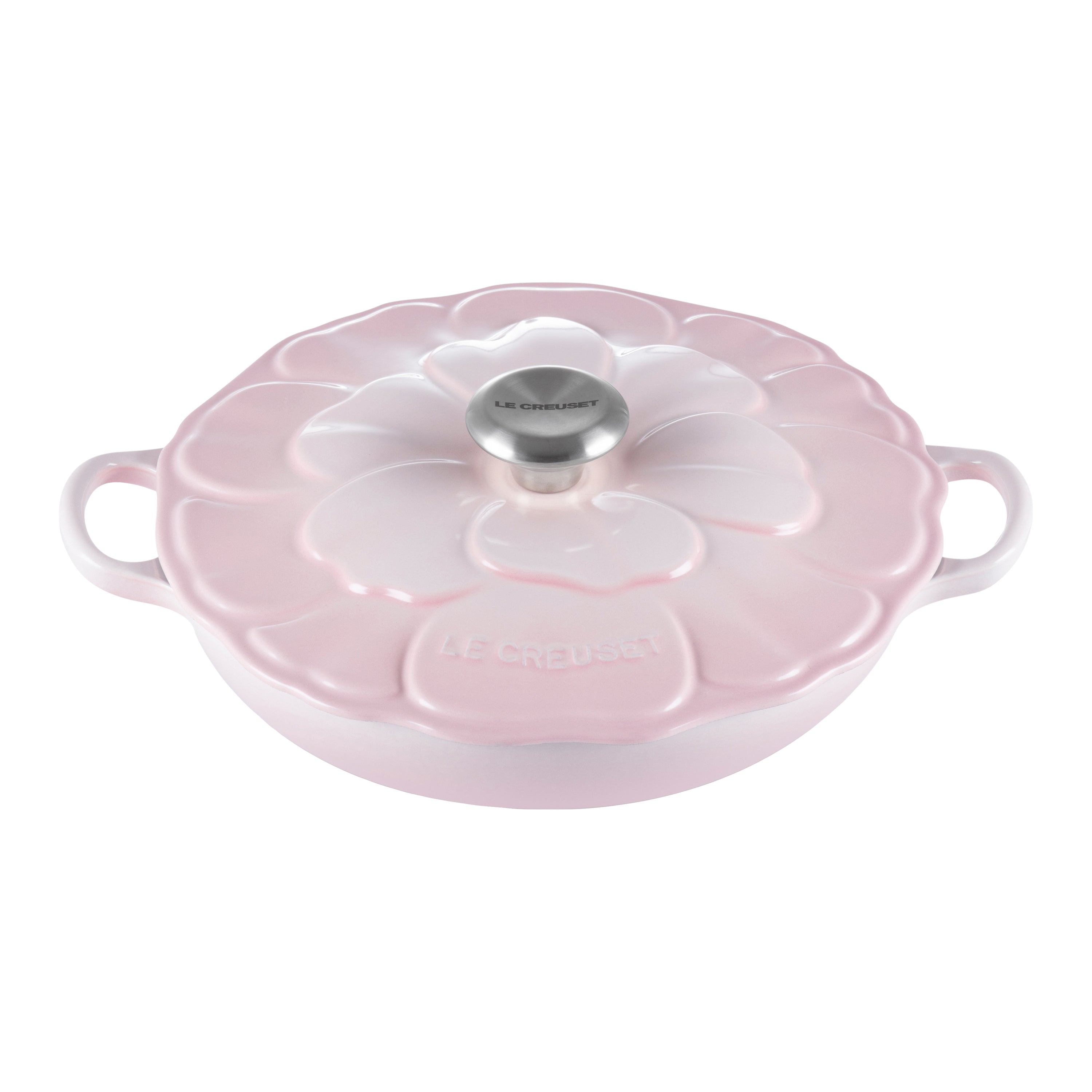 Le Creuset Campagnard Braad/Stoofpan Ã 26 cm - Bloesem - Shell Pink