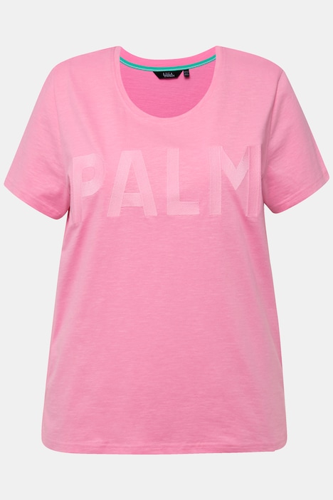 T-Shirt, Stickerei, Regular, Rundhals, Halbarm
