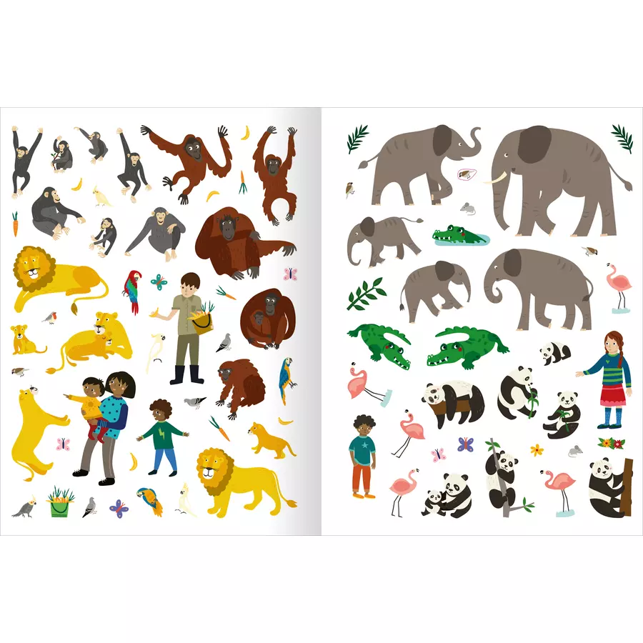 arsEdition Das superdicke Stickerheft - Tiere