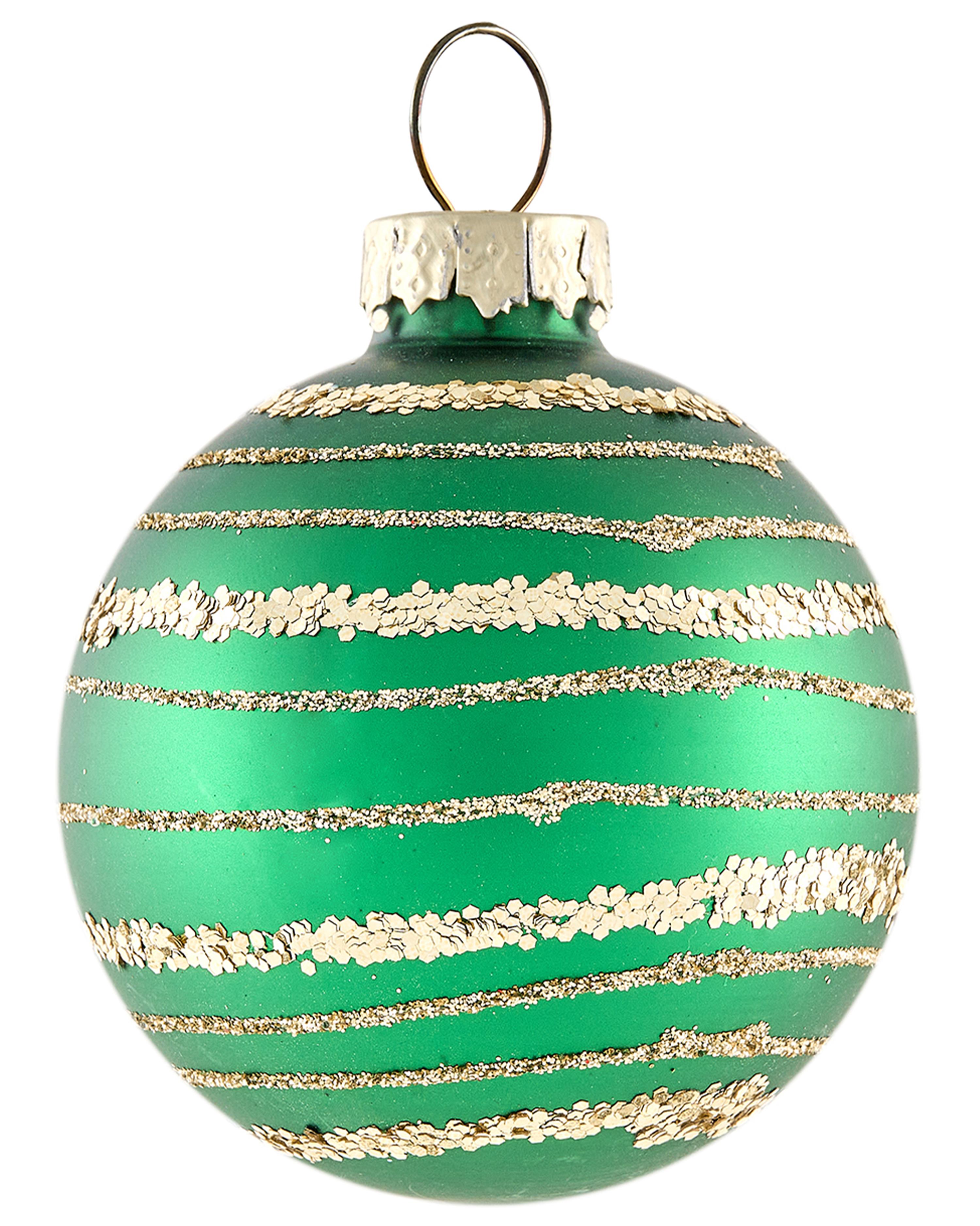 Set van 70 kerstballen TWINKLE Glas Rood/groen