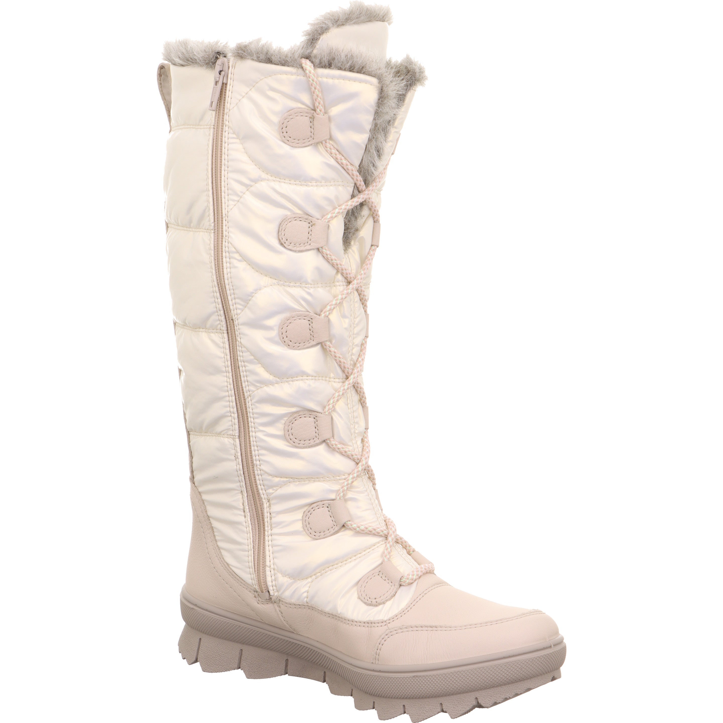legero NOVARA Damen  Stiefel mit Reißverschluss - Farbe: Soft Taupe - Größe: 9