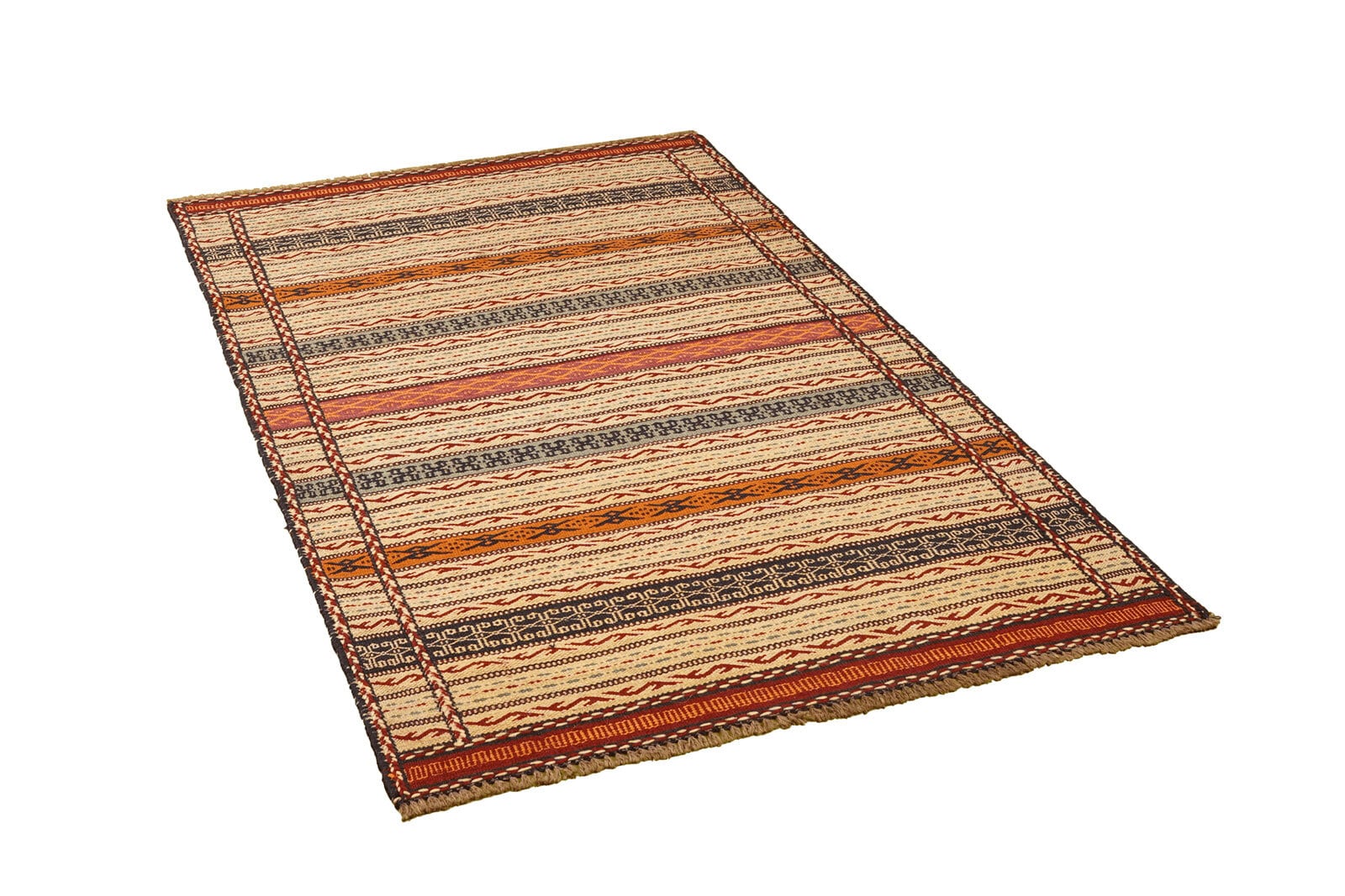 porta x Ipek Kelimteppich KORDI AURI 100 x 150 cm mehrfarbig