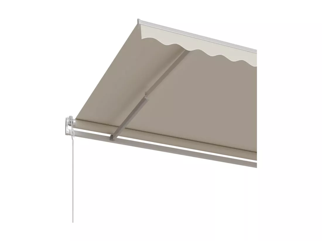 Auvent rétractable automatique 450x350 cm Crème