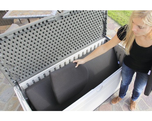 Tuinbox LIFETIME XXL 495 l 150x61x68 cm grijs