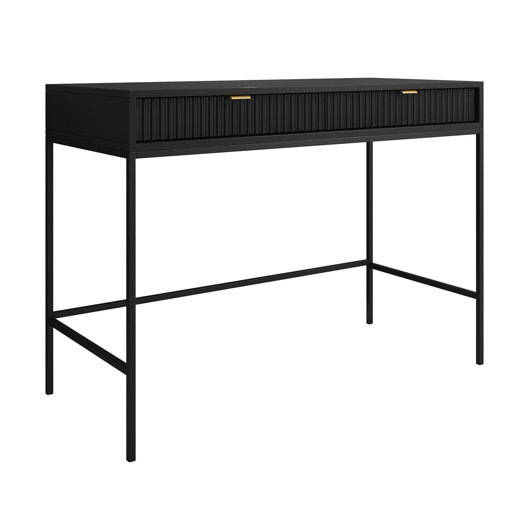 Meubella - Kaptafel Navil - Zwart - 104 cm