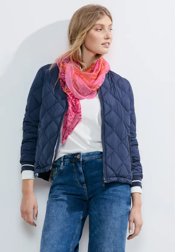 Tuch im Ausbrenner Look - pink sorbet