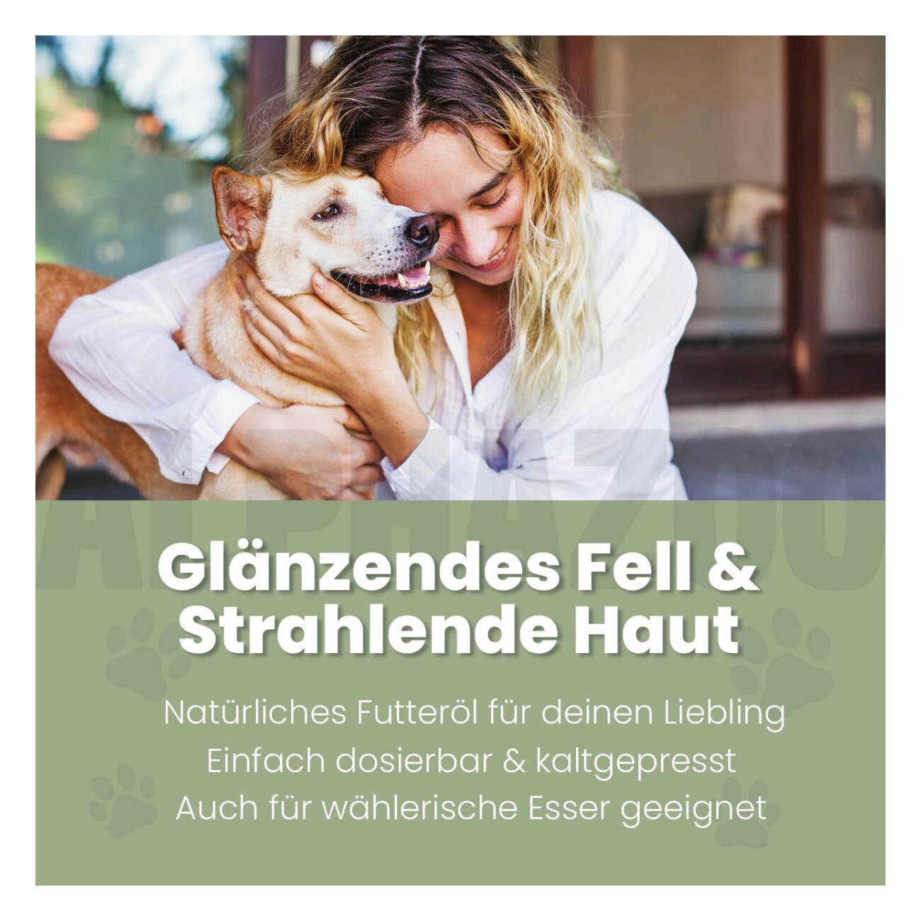 ALPHAZOO Seelenruhe Futteröl für Hunde und Katzen 250 ml