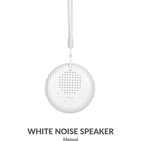 White noise speaker - hvid