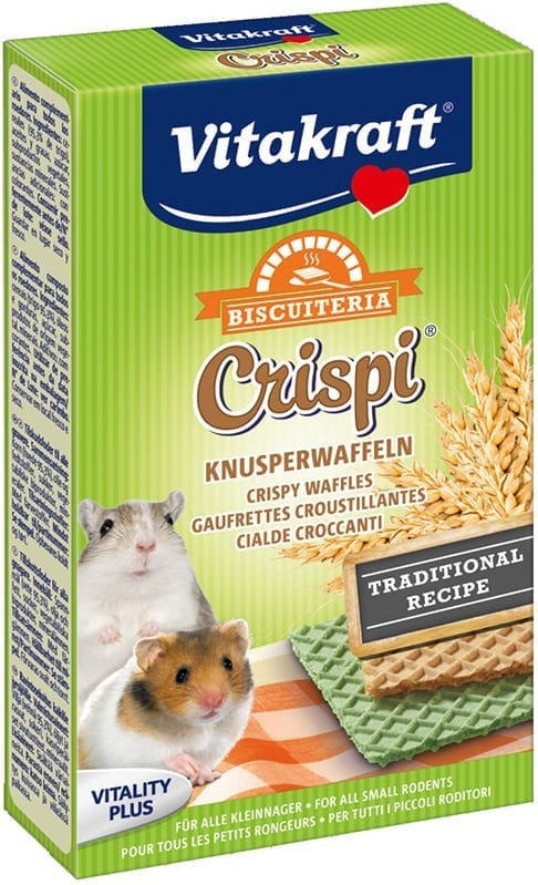 Vitakraft Vitakraft hamstersnack Crispi wafels 12 stuks