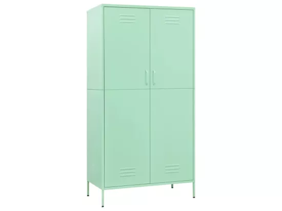 Garde-robe Vert menthe 90x50x180 cm Acier