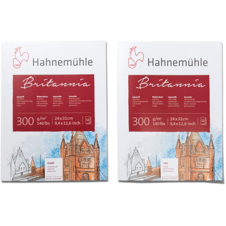 Hahnemühle Aquarellblock Britannia, 300 g/m²