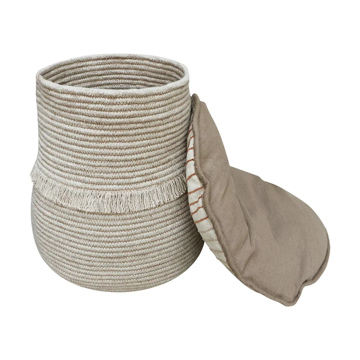 Lorena Canals - Spiel- und Aufbewahrungskorb, mini Rita the Rabbit, creme