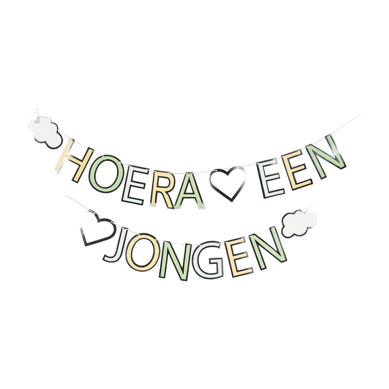 Letterslinger jongen - 250 cm