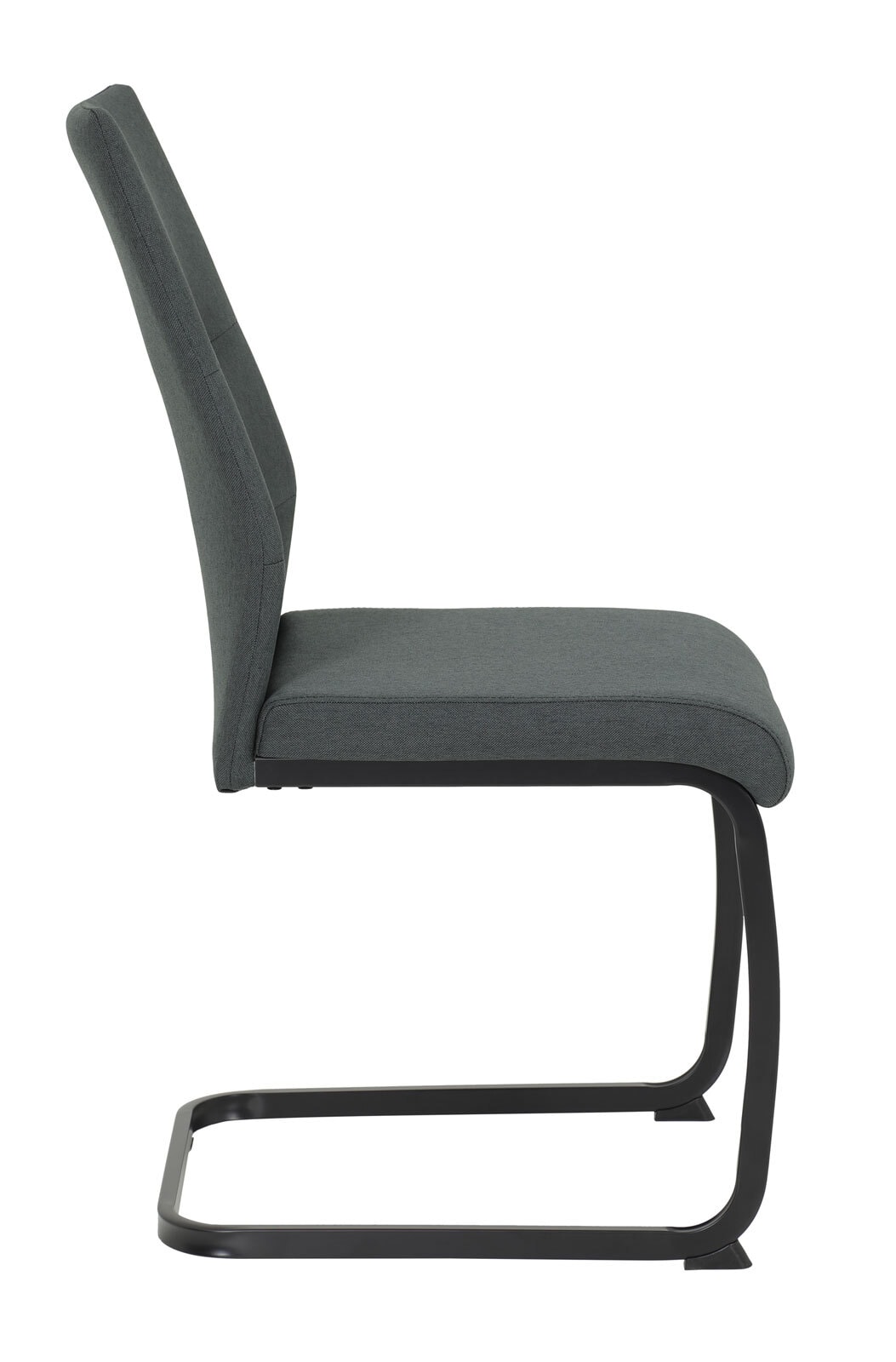 Stuhl RIA 2er-Set mit Ziernähten anthrazit 59 x 43 x 93 cm