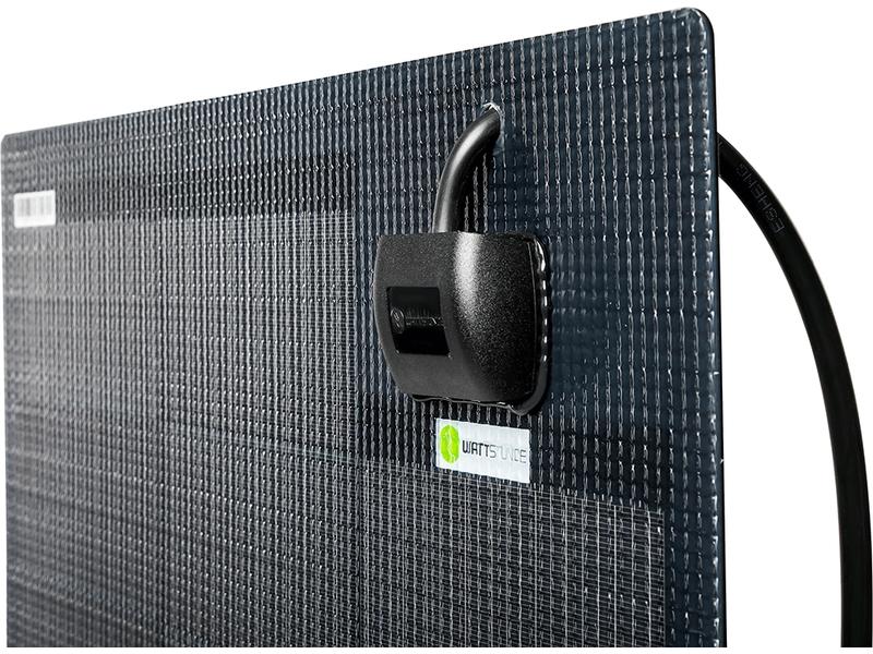 WATTSTUNDE Solarpanel WS140EFX-HV Marine Solarmodul 140 W 140W Solarmodul
