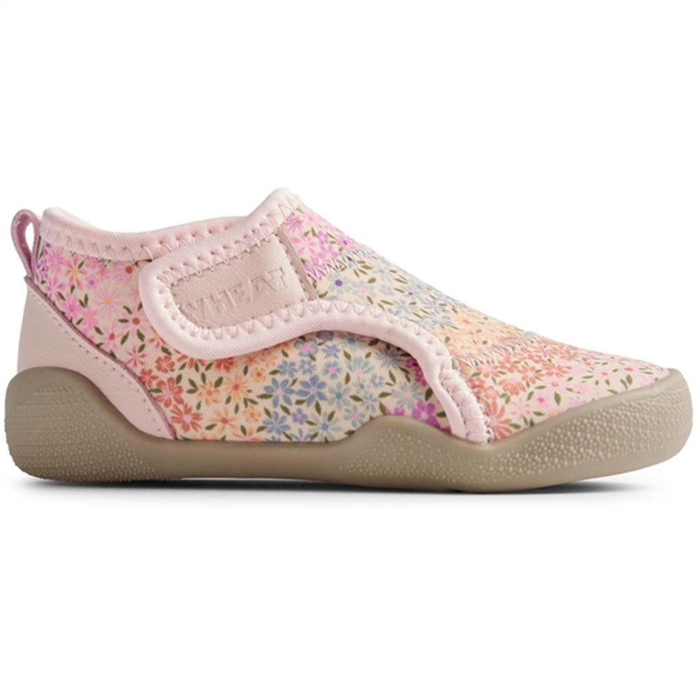 Badesko Shawn Rainbow Flowers - Wheat||Wheat Footwear → Luksusbaby.dk