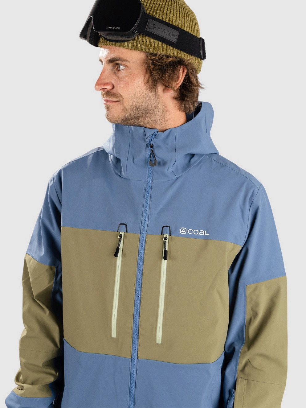 Coal Heron 3 L Jacket slate light olive