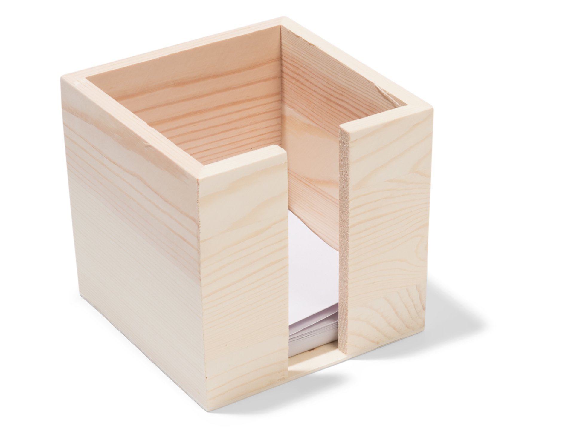 Notizzettelbox aus Holz
