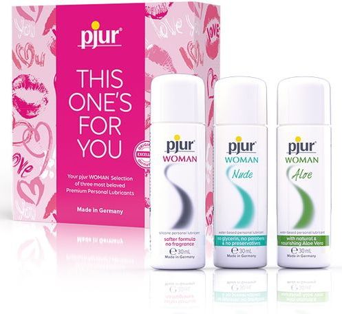 Pjur - Woman Selection Siliconen + Waterbasis Glijmiddel Set